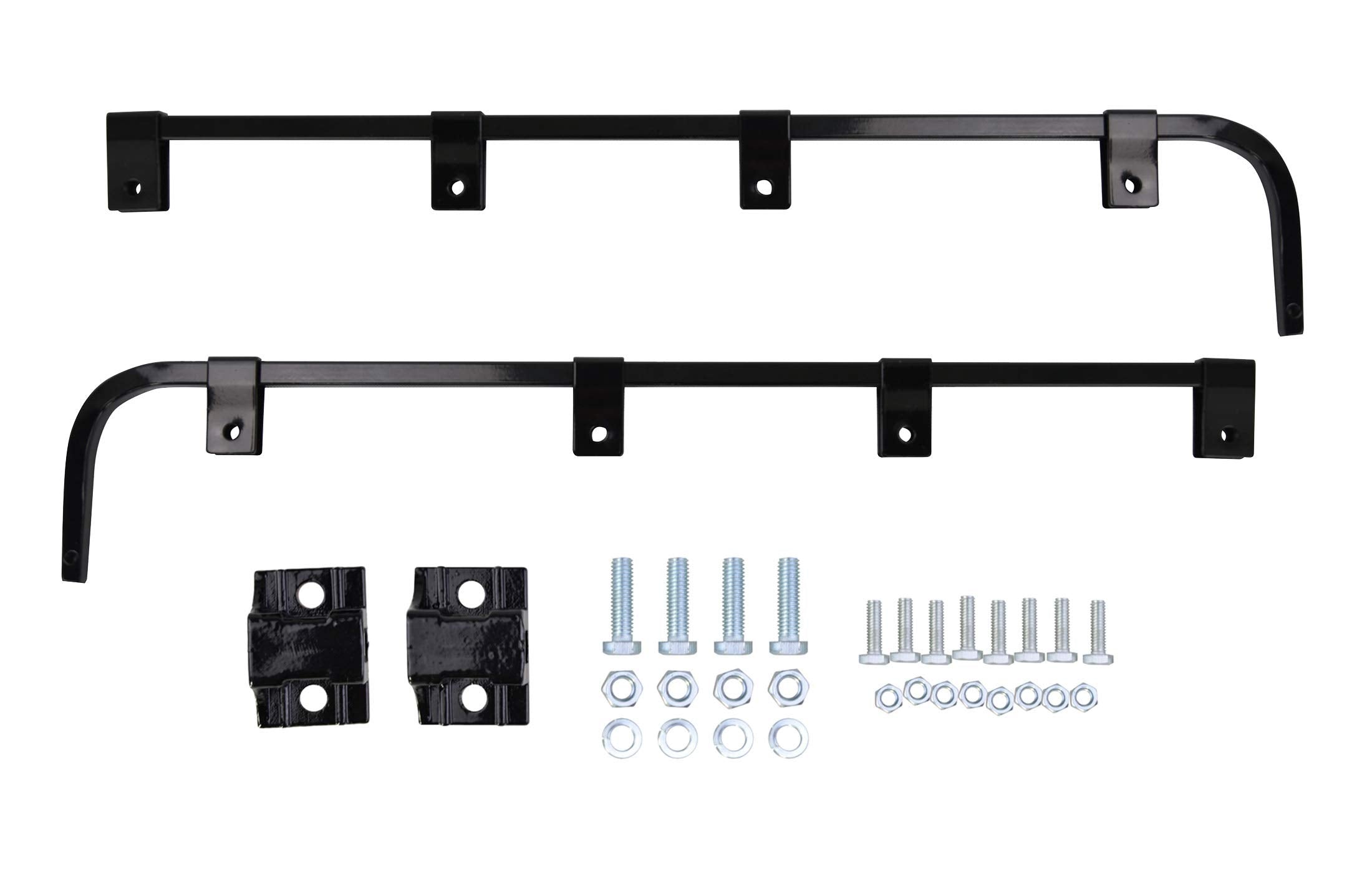 TBOZZ mud flap hanger bracket in matte black resists corrosion.