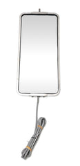 TBOZZ stainless steel mirror 7x16 side profile with aerodynamic design