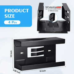 Tcevily magnetic wall-mount glove box holder on metal surface