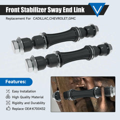 TCHENPART K700432 front stabilizer end link for Silverado 1500 enhances handling