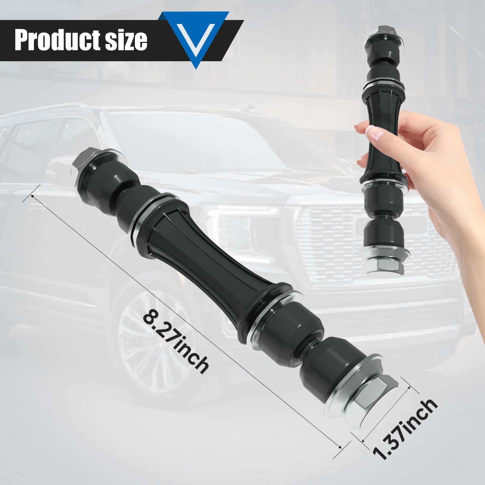TCHENPART K700432 front stabilizer end link for Yukon XL enhances steering feel