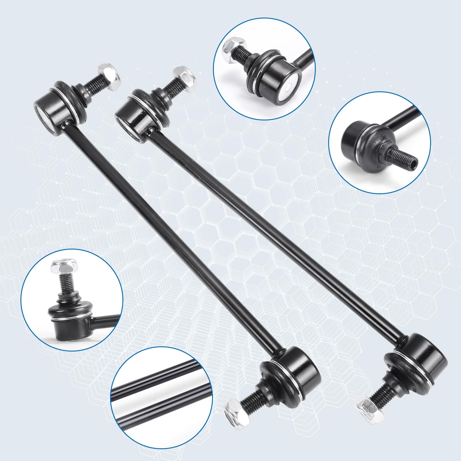 TCHENPART K750155 installation steps highlight bolt connections for quick swap