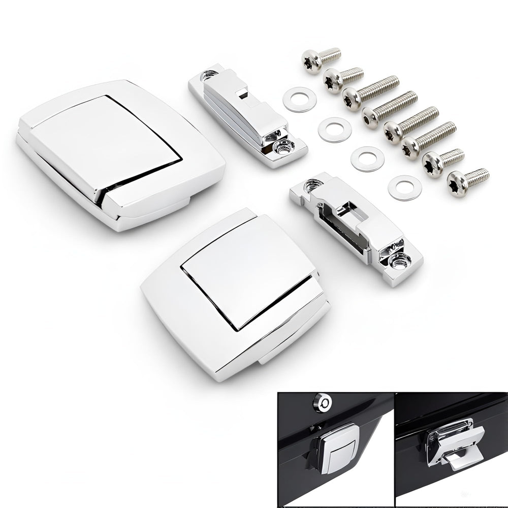 Lock cover fitment with TCMI Tour Pack latch on Harley.