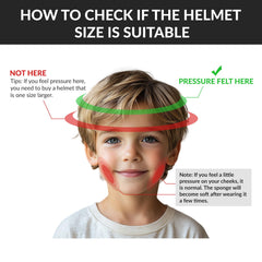 TCMT youth helmet visor demonstrates glare reduction for sunny days.