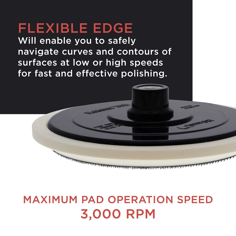TCP Global backing plate used on curved surfaces for safe contour polishing