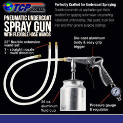 TCP Global extension wand with multi-directional nozzle reaching tight spaces.
