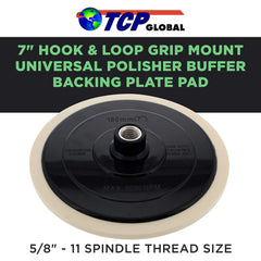 TCP Global universal backing plate with 5/8-11 thread compatibility for pads