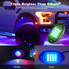 TDE Explorer Lighting 4Pods Rock Lights app controlled customization and convenience