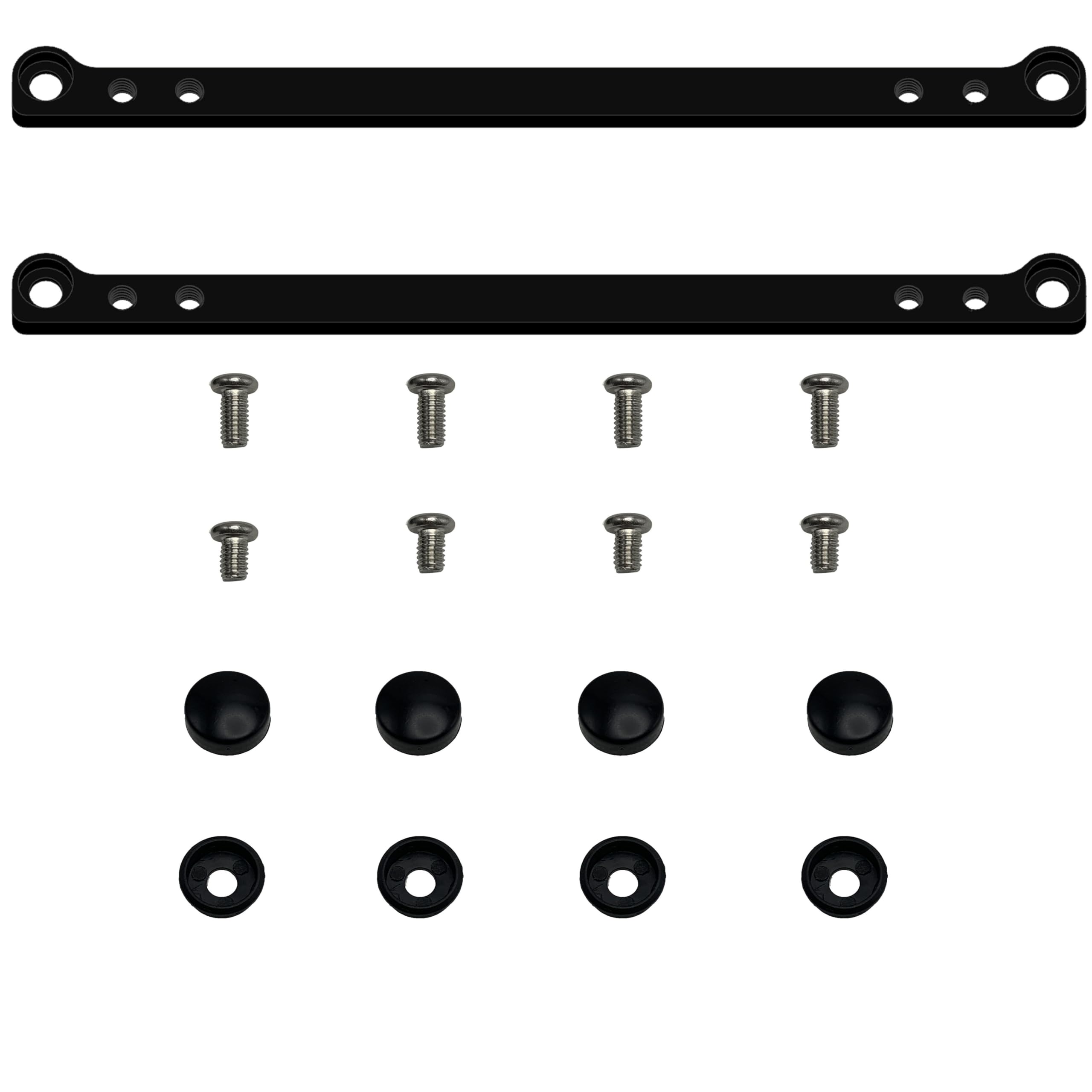 TDPROMOTO license plate adapter in black 2-pack for JDM to US conversion