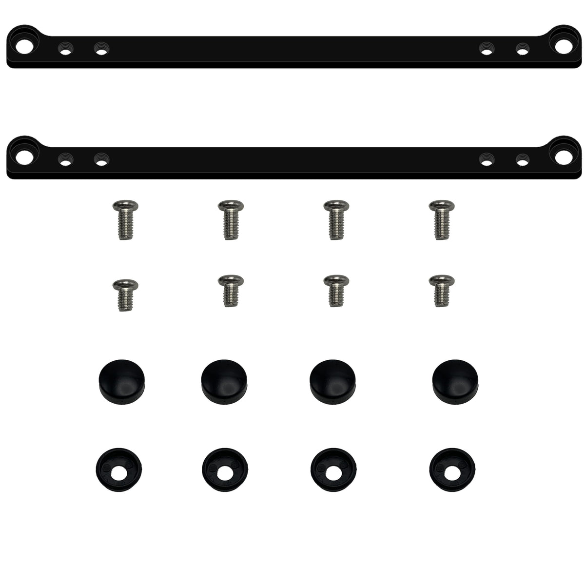 TDPROMOTO license plate adapter in black 2-pack for JDM to US conversion