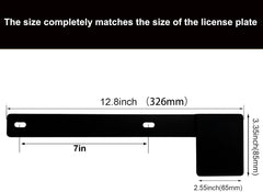 TDPROMOTO safety sticker bracket securing Hawaii stickers during drives