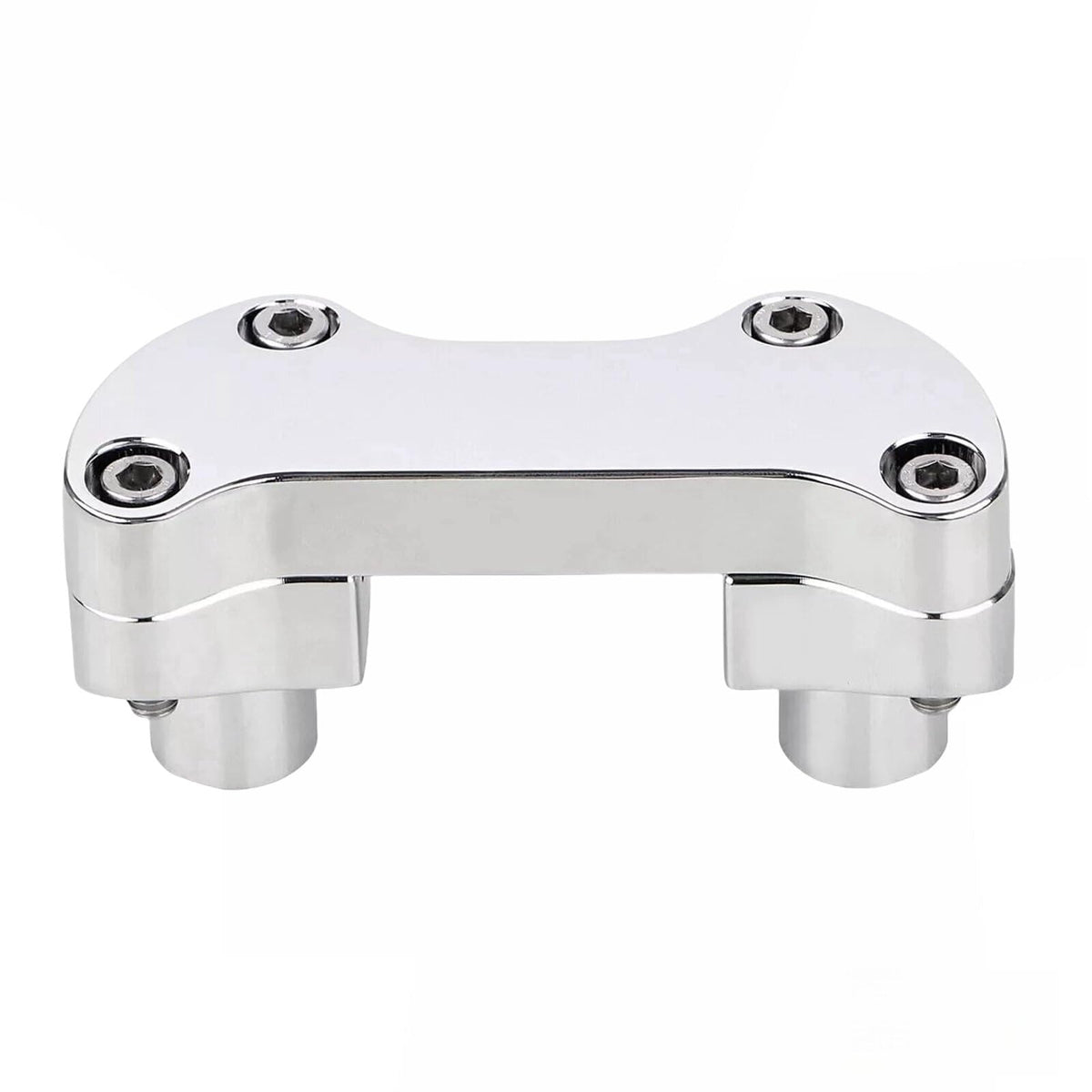 TDZ MOTO 1in handlebar riser chrome adds 2in rise for a more comfortable riding position