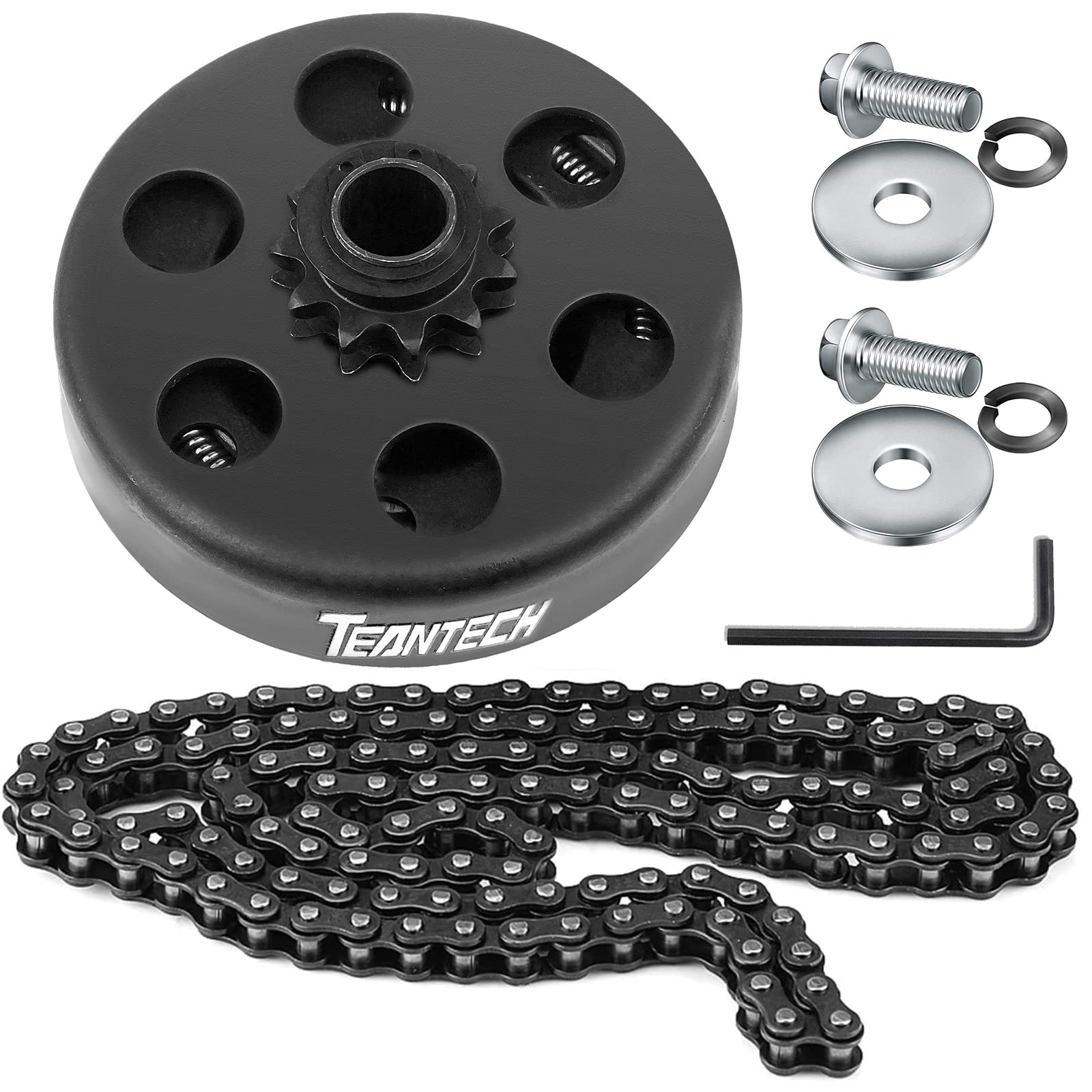 TEANTECH Go Kart Clutch 5/8 bore close-up for durable engagement.