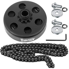 TEANTECH Go Kart Clutch 5/8 bore close-up for durable engagement.