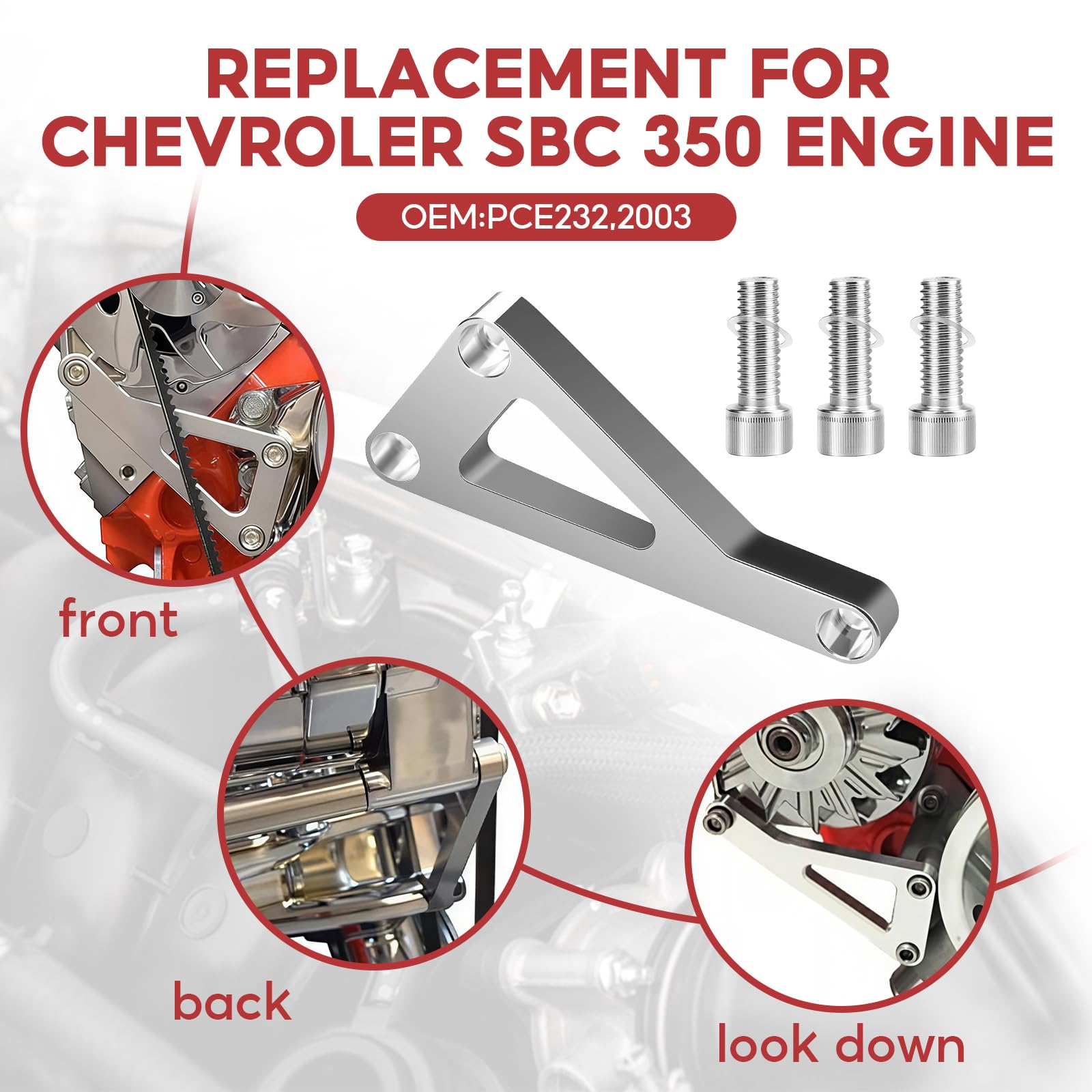 TEANTECH serpentine belt compatibility supports smooth power delivery.