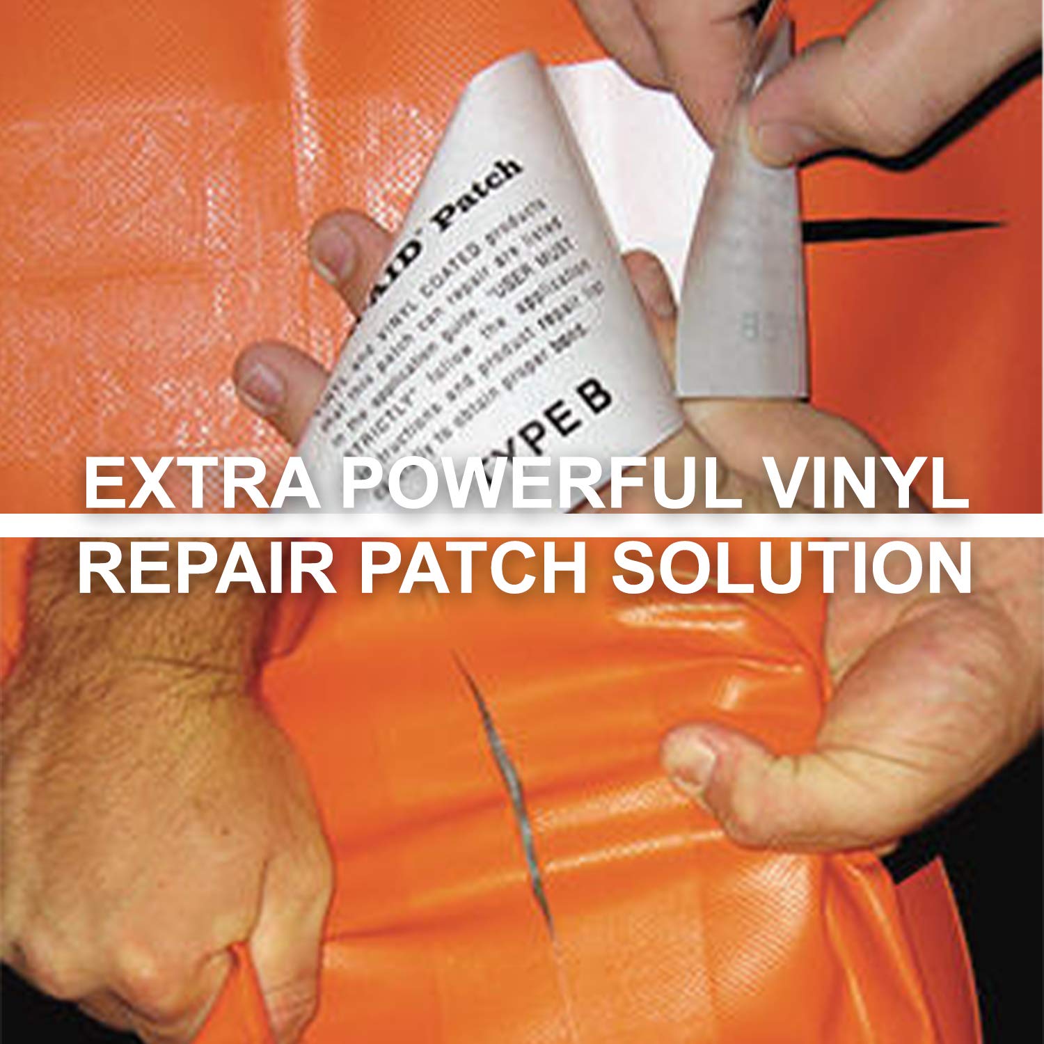TEAR-AID 12-inch reinforcement filament strengthens edge repairs
