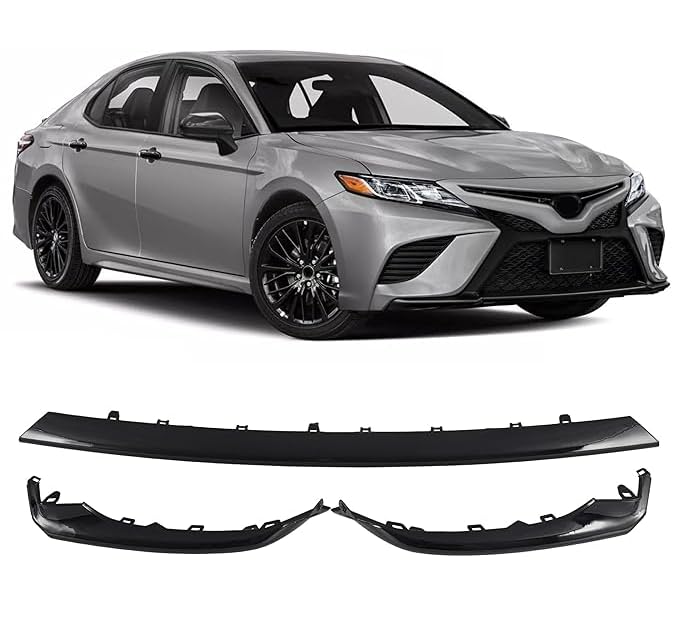 Tebayla center front bumper lower grille trim enhances Camry's bold front end.