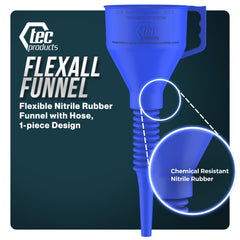 TEC Products FlexAll hose attachment enables smooth flows during maintenance.
