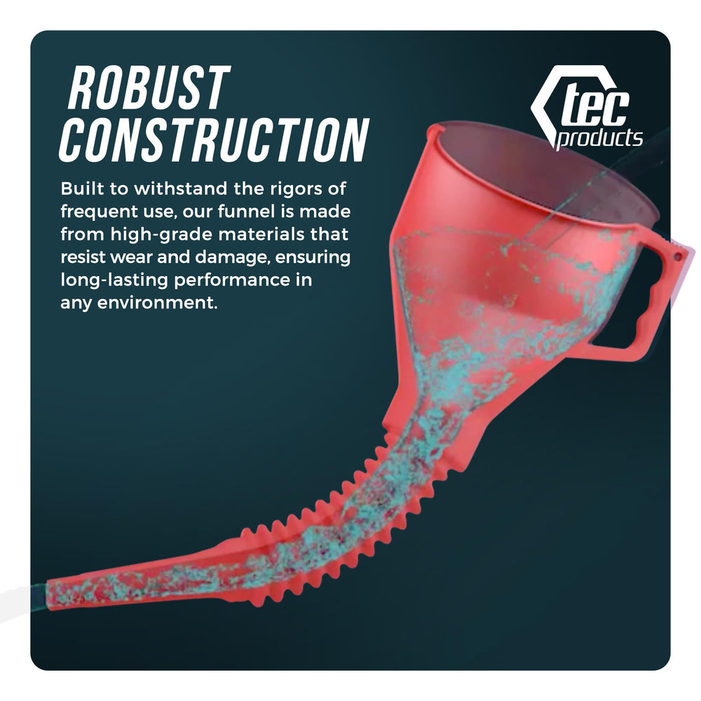 TEC Products FlexAll compatible with diesel, gasoline, and ATF fluids.