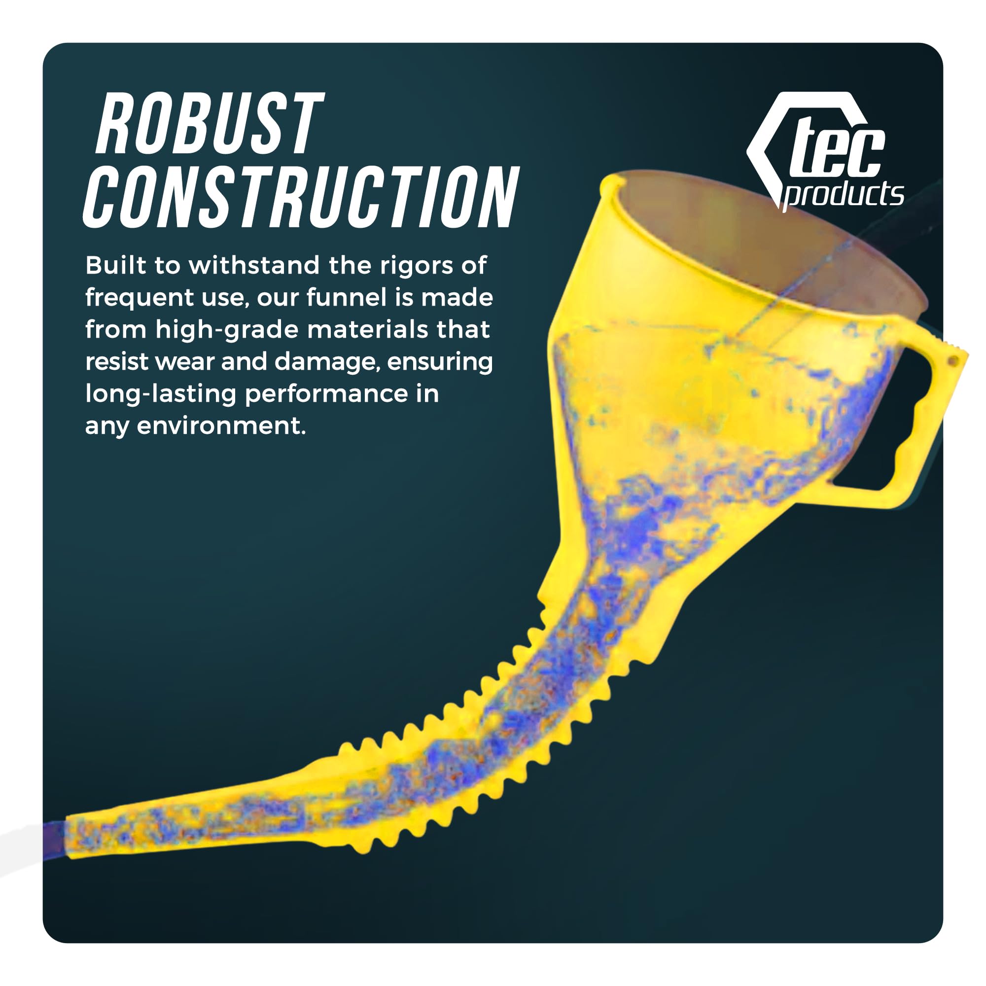 TEC Products FlexAll shown with clear interior to minimize debris during pours.