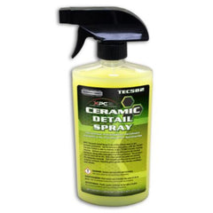 Technicians Choice TEC582 Ceramic Detail Spray on exterior surfaces delivers gloss and protection.