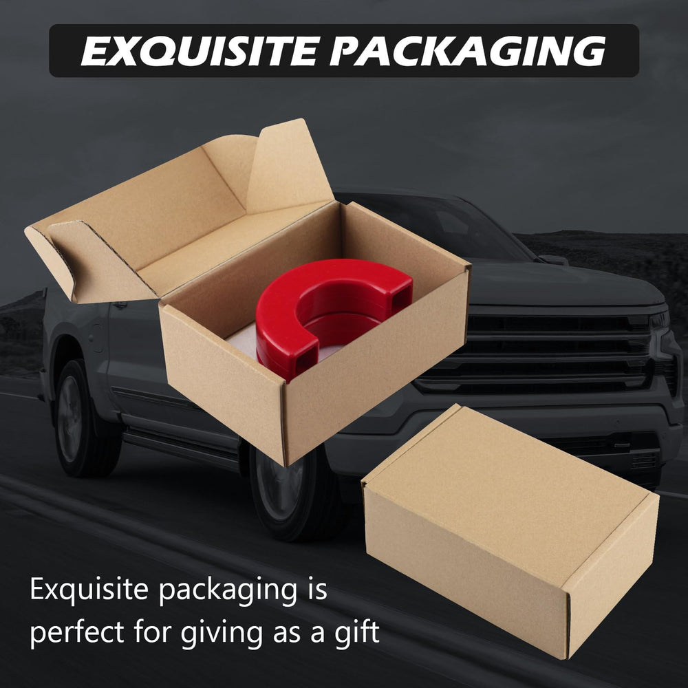 TECHPICCO easy-install tow hook cover quick upgrade with no tools