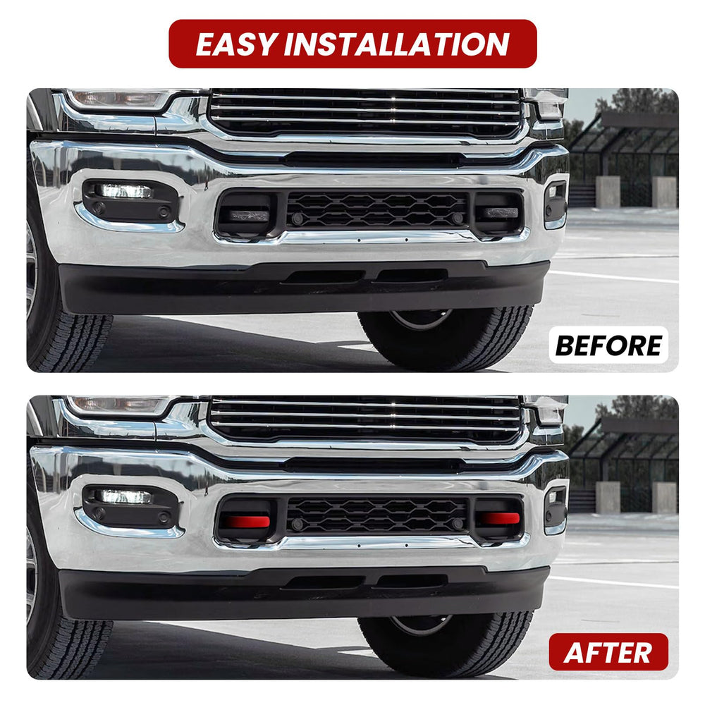 TECHPICCO protection features shield tow hooks from debris and weather