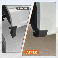 TECHPICCO rear mud flap delete install for F-150 is easy and reversible.