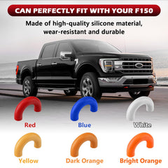 TECHPICCO Bronco Outer Banks tow hook cover, front view, weather-resistant and cohesive appearance.