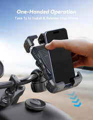 TECKNET 360° rotation feature enabling portrait or landscape viewing during rides
