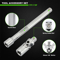 TecoTek thirteen-sixteen-inch spark plug socket features high-visibility sizing for fast selection.