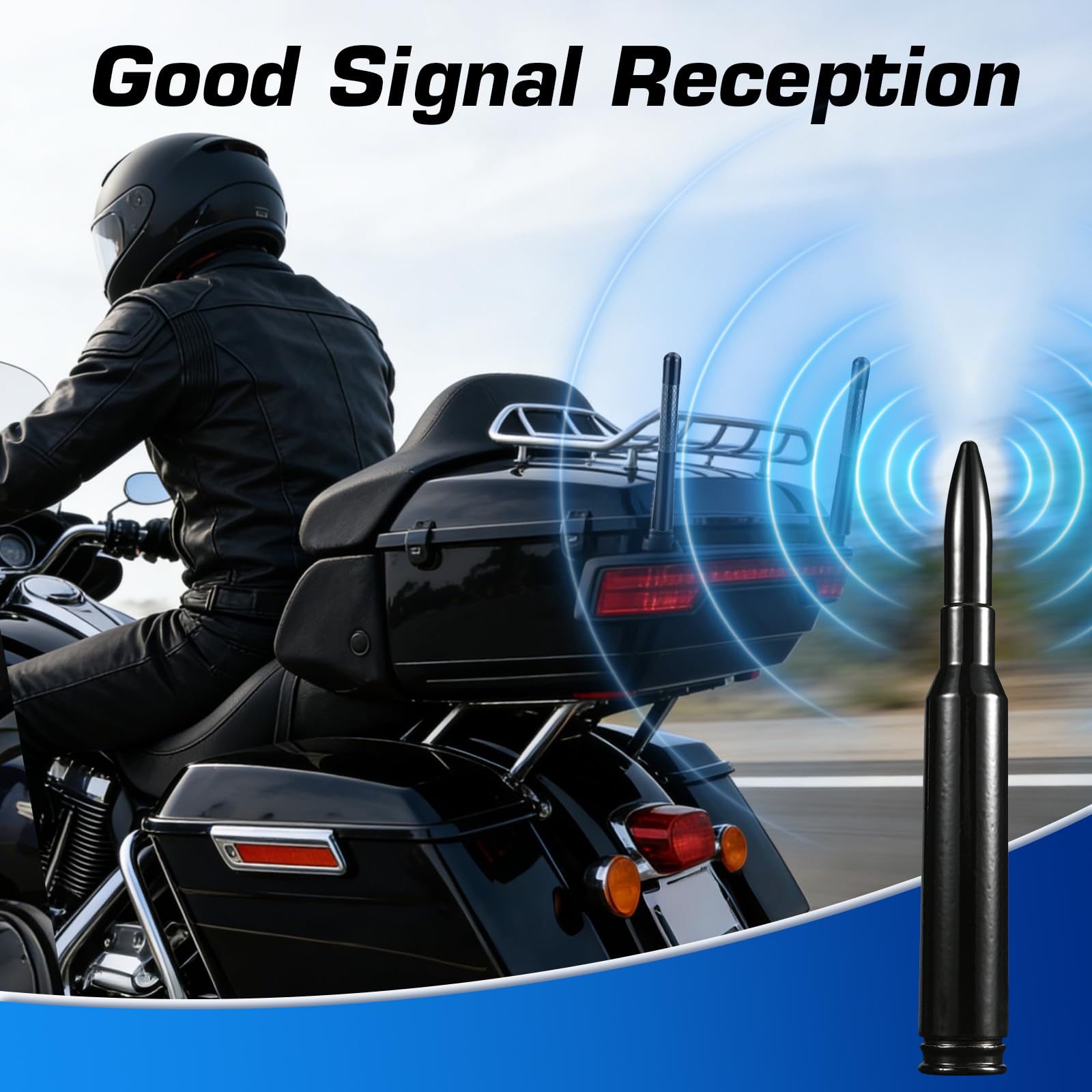 Easy tool-free installation on 1989-2025 Harley-Davidson touring models.
