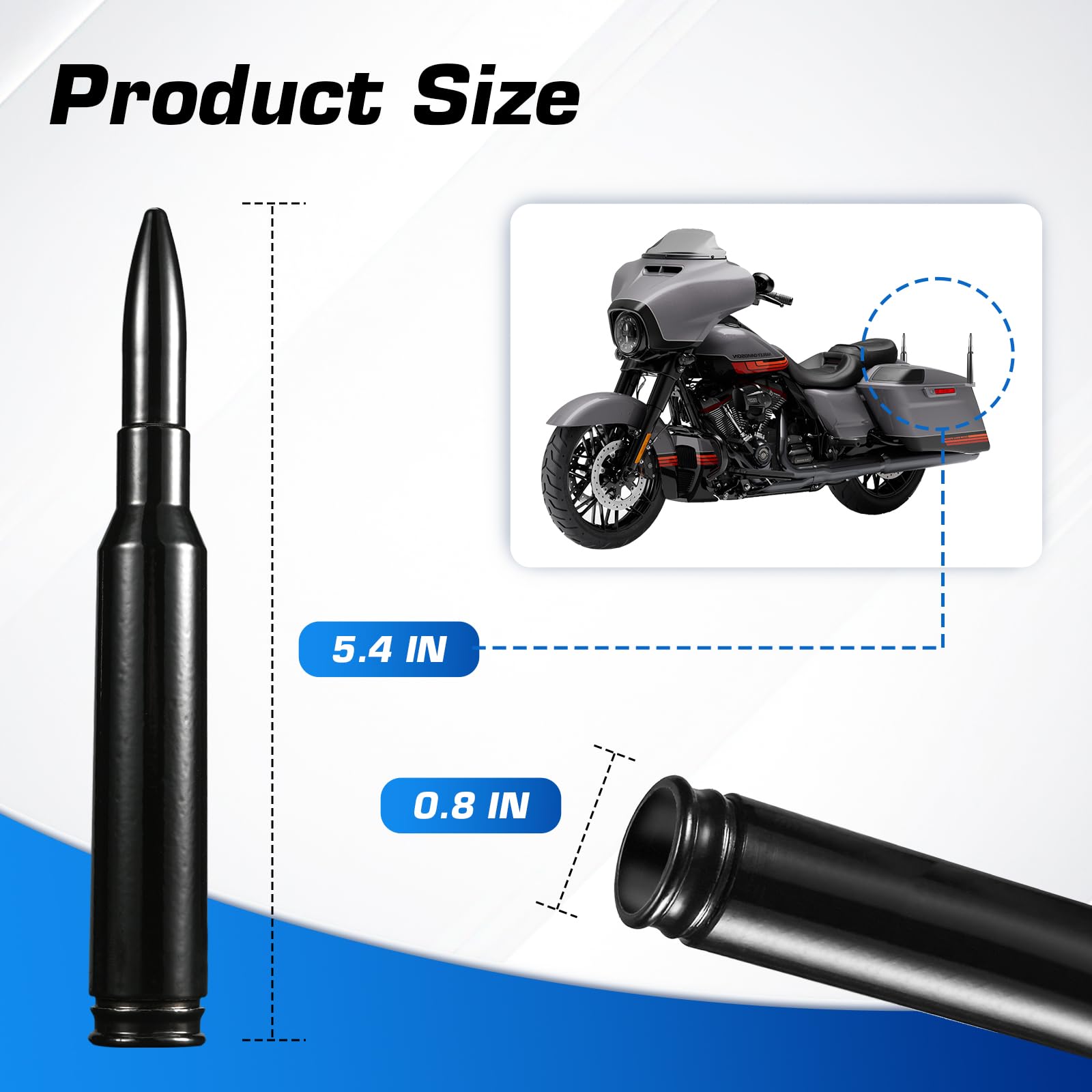Premium metallic finish maintains color and appearance after car washes.