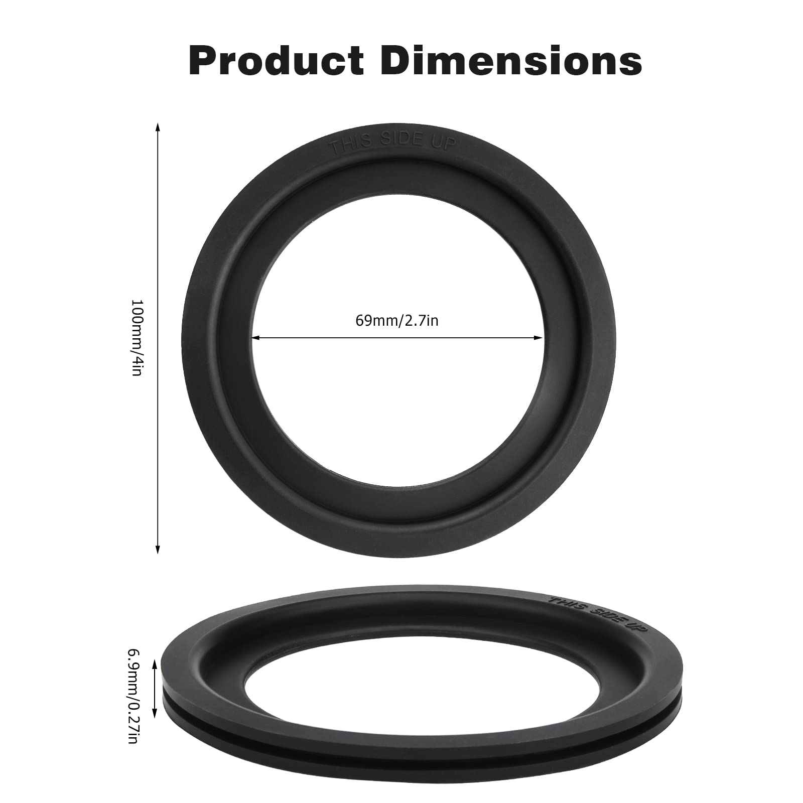 Easy-installation step visual showing no toilet disassembly required