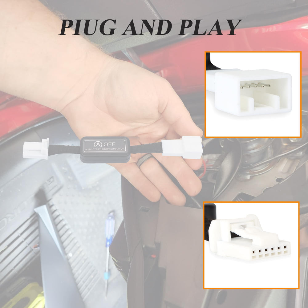 Included installation tool and plug-and-play connection for Toyota setup