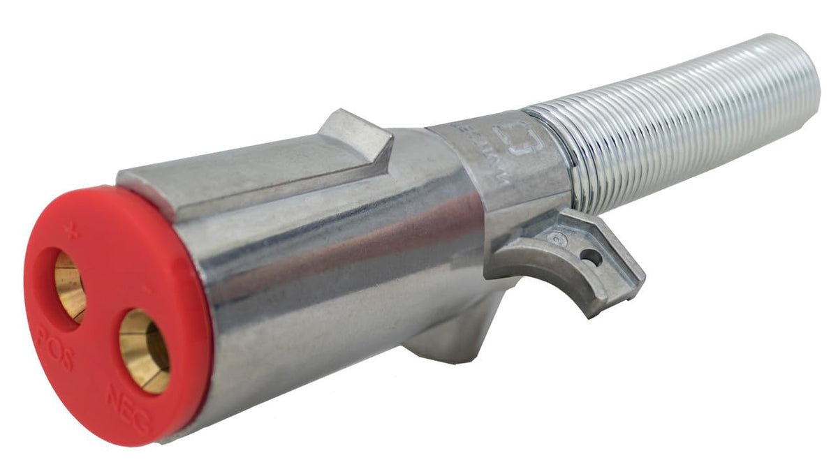 Tectran 670-19SG dual pole buffalo plug shown for heavy-duty electrical connections.