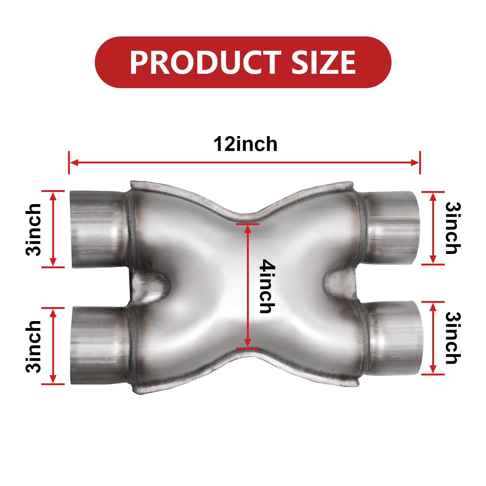 TECTRUC X Pipe 3 Inch side profile highlights compact universal fit