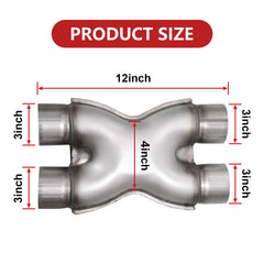 TECTRUC X Pipe 3 Inch side profile highlights compact universal fit