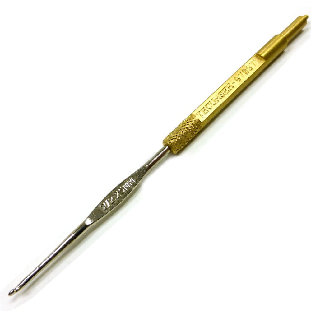 Tecumseh 670377 carburetor tool for precise float height and seat removal.