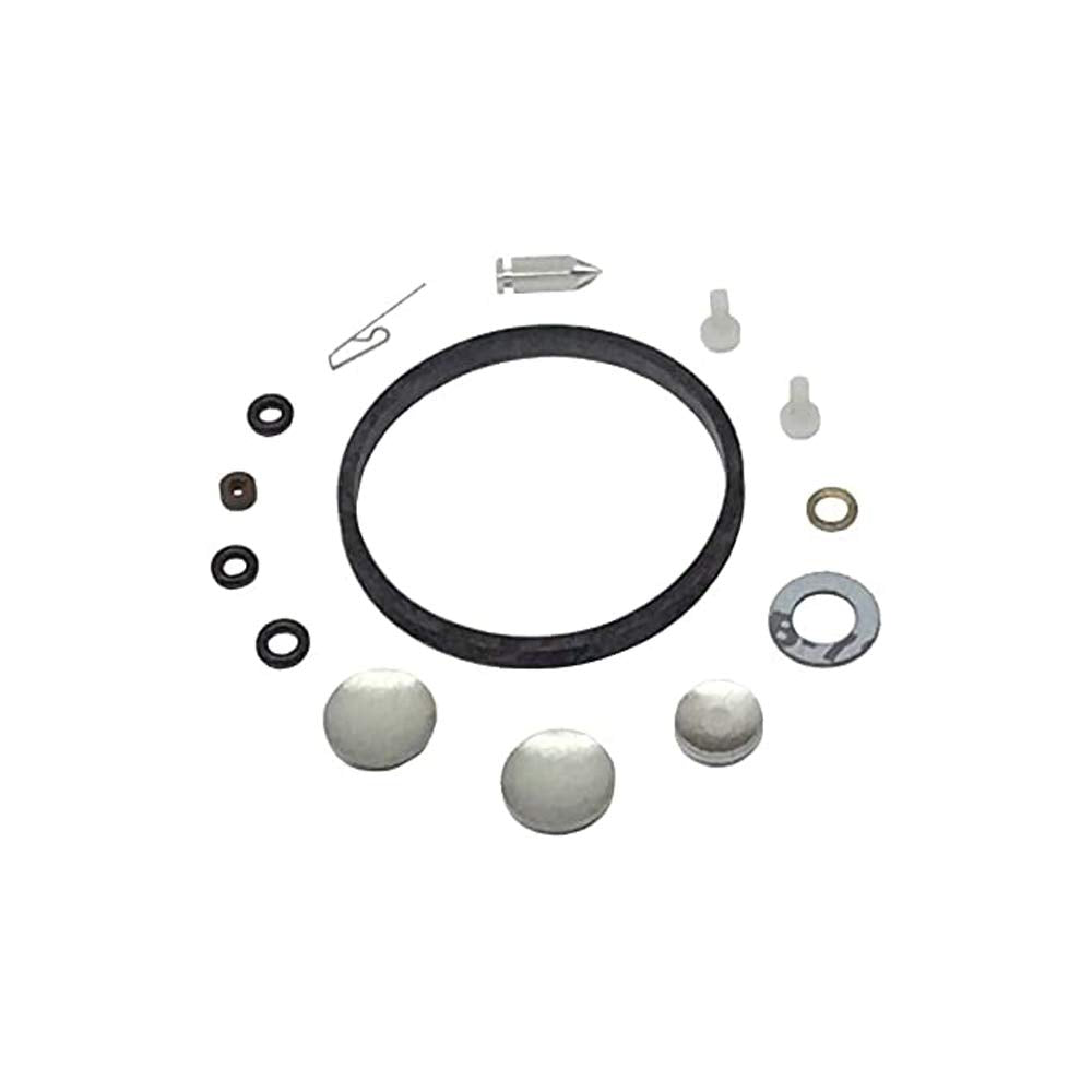 Tecumseh 632760B repair kit components closeup highlighting gaskets and seals.
