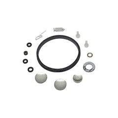 Tecumseh 632760B repair kit components closeup highlighting gaskets and seals.