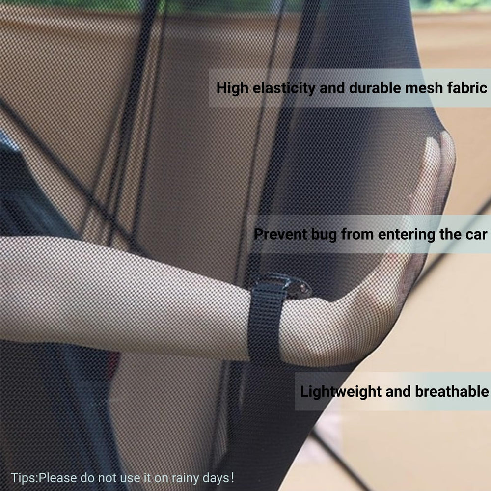 Breathable TECUUL mesh panel providing airflow and bug protection