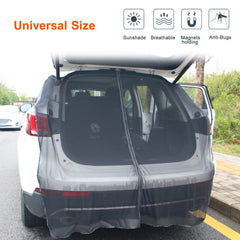 TECUUL magnetic-closure-easy-setup demonstrates quick, tool-free installation on SUV tailgates