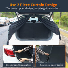 TECUUL universal-size-67x59-in covers most SUVs with secure fit