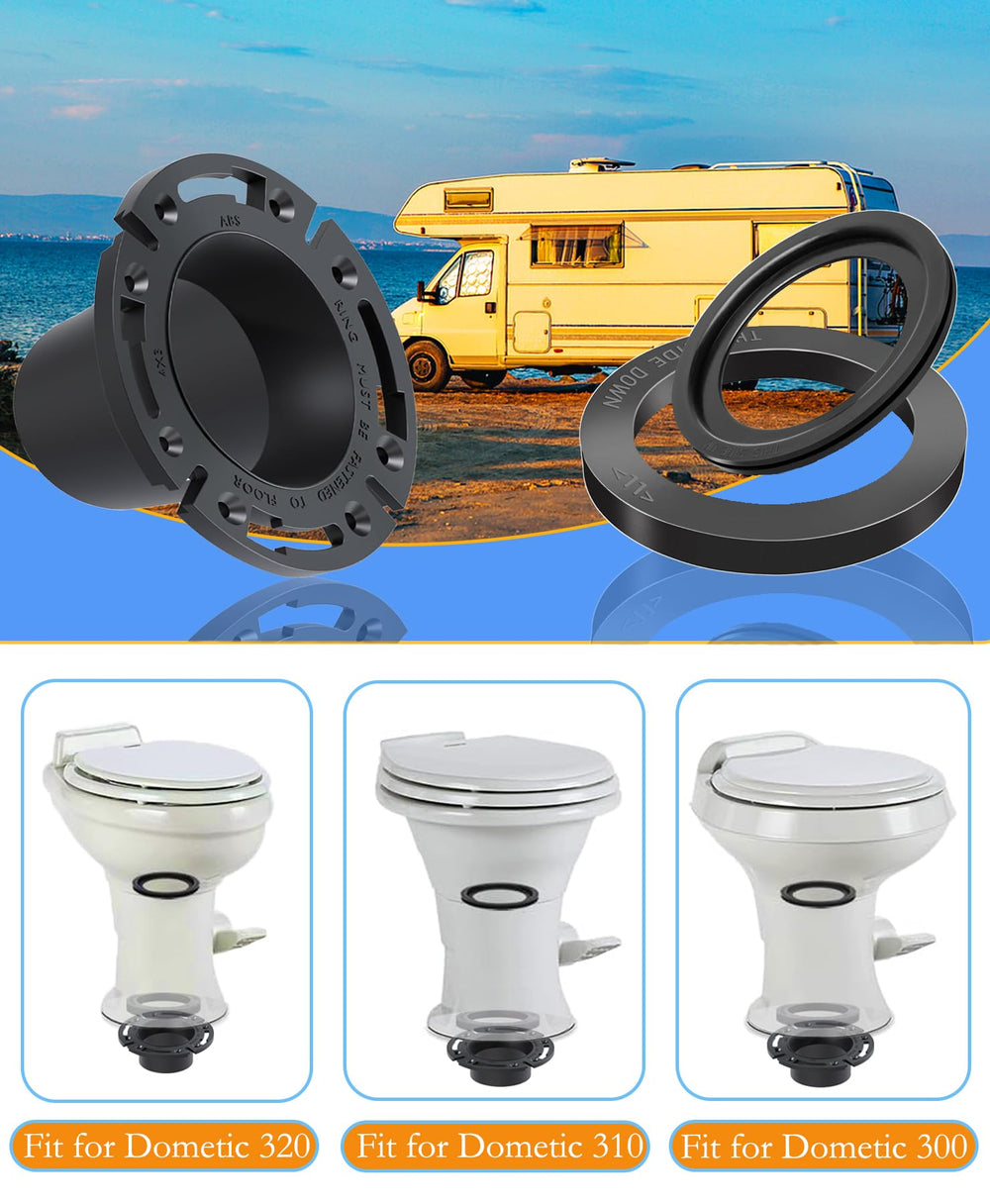 TeegRoow flush ball seal close-up with precise fit for Dometic toilets