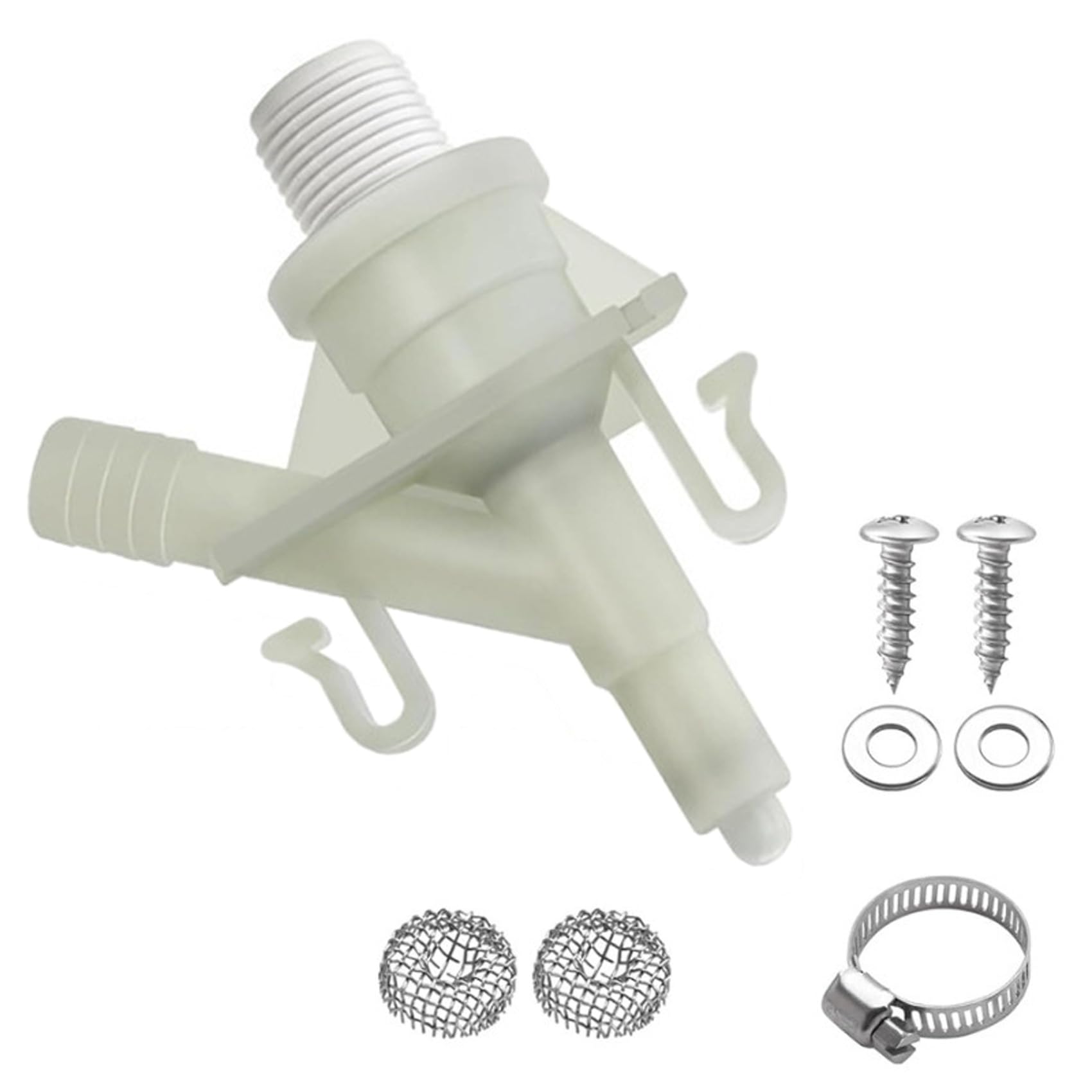 TeegRoow valve replacement kit front view, ready for simple RV toilet installation
