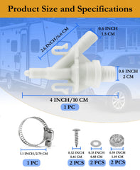 TeegRoow valve replacement kit packaging, includes complete hardware for quick installation
