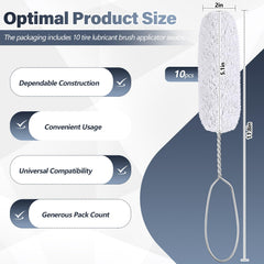 Teenyyou tire lube brush applicator swab with 11.8-inch long handle for reach and precision.