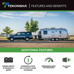 Tekonsha 305000 copper wires with braided mesh highlighting durability and heat protection