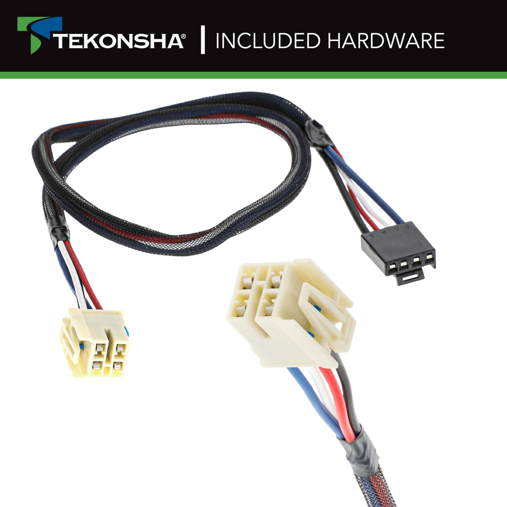 Easy installation steps for Tekonsha brake controller wiring harness setup.